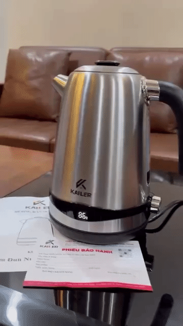 Ấm siêu tốc Kailer KL-002 Inox 304 1.7L. Mua bán Bếp, lò, đồ điện nhà bếp tại Quận Gò Vấp Tp Hồ Chí Minh được đăng bởi Masterbuy Viet Nam hình 1
