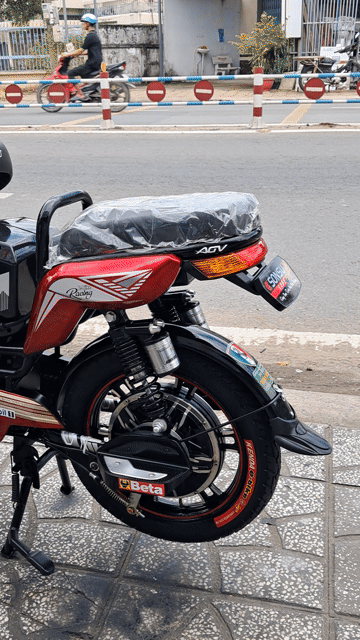 Xe đạp điện SONSU SPORT Thể thao Đỏ đen Mới. Mua bán Xe đạp tại Quận Cái Răng Cần Thơ được đăng bởi Xe điện Minh Nhiên  hình 1