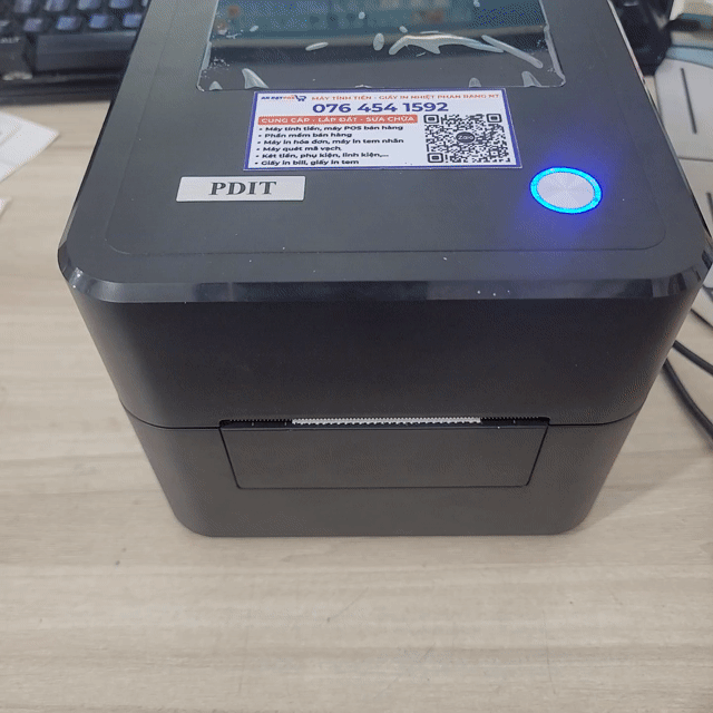 Máy in tem nhiệt PD304 (USB+LAN). Mua bán Đồ dùng văn phòng tại Huyện Ninh Hải Ninh Thuận được đăng bởi An Đạt hình 1