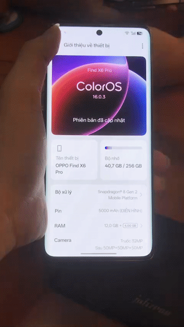 Oppo Find X6 Pro 256GB Đen 97%. Mua bán Điện thoại tại Quận 12 Tp Hồ Chí Minh được đăng bởi khanh khanh hình 1