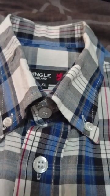 Pringles Blue chequered shirt