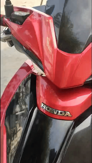 Honda Air Blade 2016 Đỏ đen. Mua bán Xe máy tại Thành phố Dĩ An Bình Dương được đăng bởi Cửa hàng xe máy Anh Khoa  hình 1