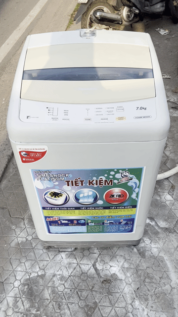 Máy giặt Panasonic 7kg 1tr5 trắng xanh. Mua bán Máy giặt tại Quận 7 Tp Hồ Chí Minh được đăng bởi TH Điện lạnh giá rẻ siêu rẻ HCM hình 1