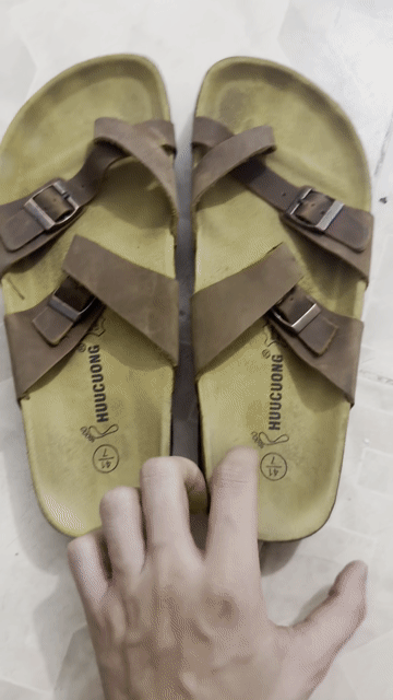 Dép HuuCuong Da thật size 41 Nâu. Mua bán Giày dép tại Thành phố Thủ Đức Tp Hồ Chí Minh được đăng bởi nguyen nguyen hình 1