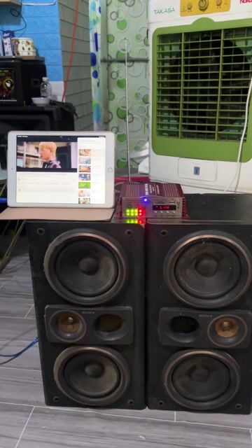 Cặp Loa Sony kèm amply mini. Mua bán Tivi, Âm thanh tại Thành phố Thủ Dầu Một Bình Dương được đăng bởi LUZY 249 hình 1