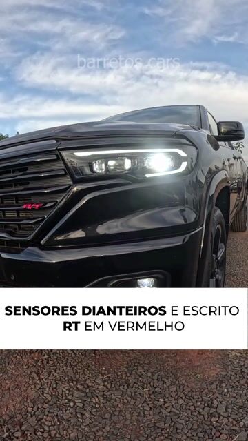SENSORES DIANTEIROS E ESCRITO RT EM VERMELHO #turbo
