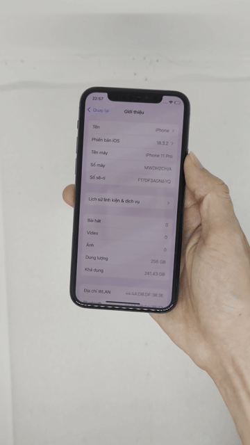 Apple iPhone 11 Pro 256GB Xám. Mua bán Điện thoại tại Quận Thanh Xuân Hà Nội được đăng bởi Đỗ Mạnh Nhuận hình 1