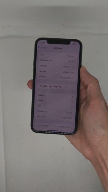 Apple iPhone 11 Pro 256GB Xám. Mua bán Điện thoại tại Quận Thanh Xuân Hà Nội được đăng bởi Đỗ Mạnh Nhuận hình 1