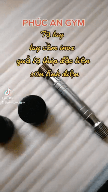 Tạ tay Thép Inox  2kg/tay. Mua bán Đồ thể thao, Dã ngoại tại Quận Nam Từ Liêm Hà Nội được đăng bởi Trang Shop hình 1