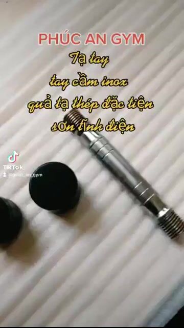 Tạ tay Thép Inox  2kg/tay. Mua bán Đồ thể thao, Dã ngoại tại Quận Nam Từ Liêm Hà Nội được đăng bởi Trang Shop hình 1