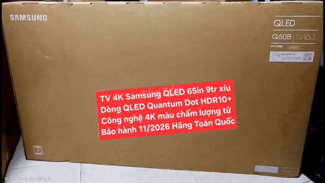 TV QLED Samsung 65Q60B 65in QLED Bảo Hành 11/2026. Mua bán Tivi, Âm thanh tại Quận 8 Tp Hồ Chí Minh được đăng bởi Nguyen nguyen hình 1