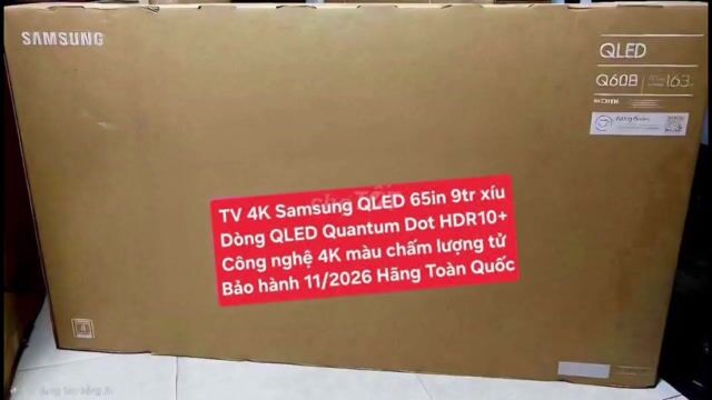TV QLED Samsung 65Q60B 65in QLED Bảo Hành 11/2026. Mua bán Tivi, Âm thanh tại Quận 8 Tp Hồ Chí Minh được đăng bởi Nguyen nguyen hình 1