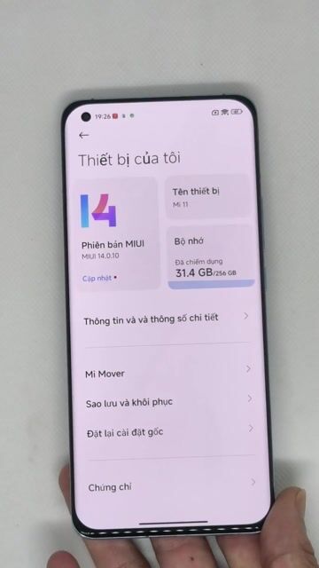 Xiaomi Mi 11 Xanh 8/256, màn đẹp 99%. Mua bán Điện thoại tại Quận Thanh Xuân Hà Nội được đăng bởi Đỗ Mạnh Nhuận hình 1