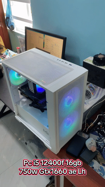 Pc i5 12400f Gtx1660 Ventus Ram 16gb ae làm việc. Mua bán Máy tính để bàn tại Thành phố Thuận An Bình Dương được đăng bởi Vi Tính Phát Tài hình 1