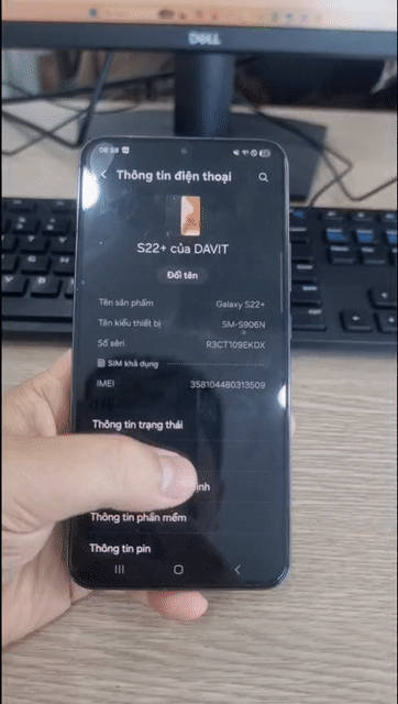 Samsung S22 Plus 256GB Zin, Tặng Quạt + Ốp. Mua bán Điện thoại tại Quận Thanh Xuân Hà Nội được đăng bởi Hien hình 1