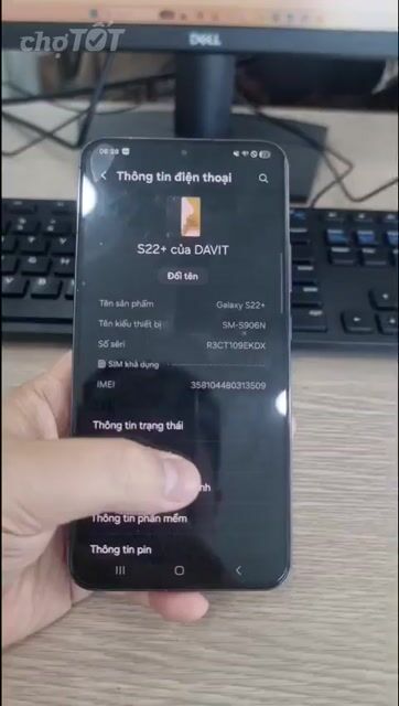 Samsung S22 Plus 256GB Zin, Tặng Quạt + Ốp. Mua bán Điện thoại tại Quận Thanh Xuân Hà Nội được đăng bởi Hien hình 1