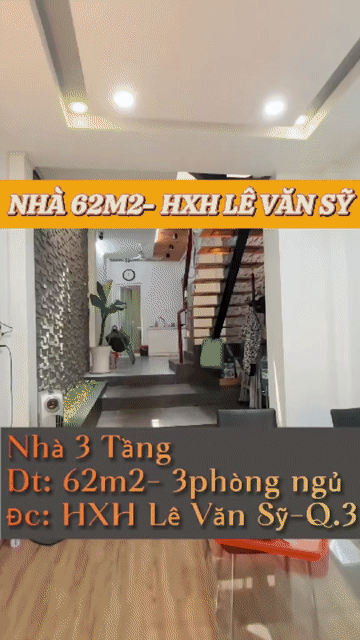 Mua bán Nhà ở Quận 3 Tp Hồ Chí Minh diện tích 62 m² giá 9,9 tỷ