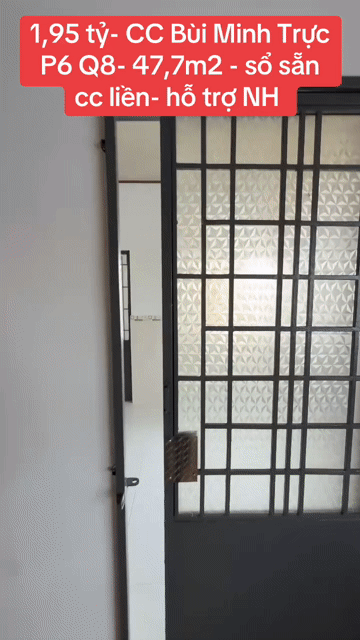 Mua bán Căn hộ Chung cư Quận 8 Tp Hồ Chí Minh diện tích 47.7 m² giá 1,95 tỷ