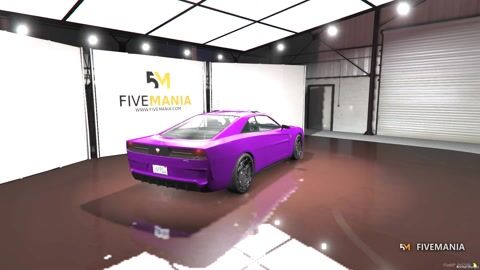 FIVEM Dodge Challenger | Lore Friendly Muscle Car | Custom Bodykit | Detailed Interior | Working Lights | Add-On | Optimized | Fivem Ready | High Quality, video preview