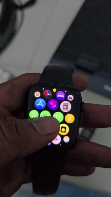 Apple Watch Series 7 Đen Đã qua sử dụng. Mua bán Thiết bị đeo thông minh tại Quận 8 Tp Hồ Chí Minh được đăng bởi lê vân phong hình 1