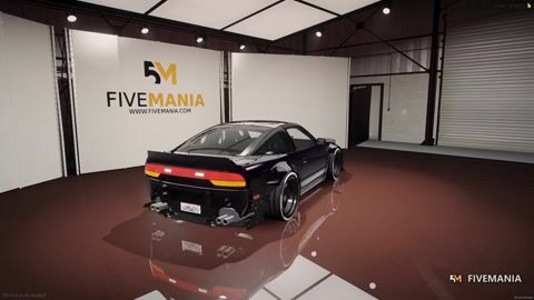 FIVEM 240sx | Realistic Sports Car [Unbadged] Add-On | Custom Body Kit | Wide Fenders | Custom Wheels | Pop-Up Headlights | Add-On | Optimized | Fivem Ready | High Quality — video preview
