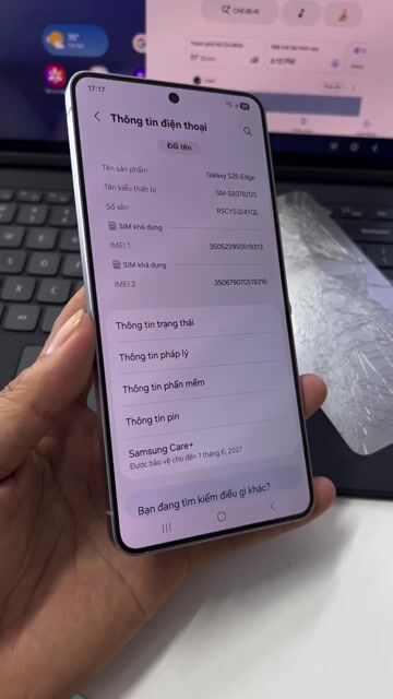 Samsung S25 Edge 512GB Xám care T1/2027. Mua bán Điện thoại tại Huyện Hóc Môn Tp Hồ Chí Minh được đăng bởi Tuấn hình 1