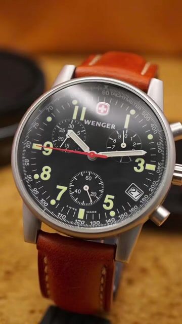 Đồng hồ Wenger Swiss Chronograph Thuỵ Sỹ. Mua bán Đồng hồ tại Quận 3 Tp Hồ Chí Minh được đăng bởi Đồng Hồ Nội Địa Nhật hình 1
