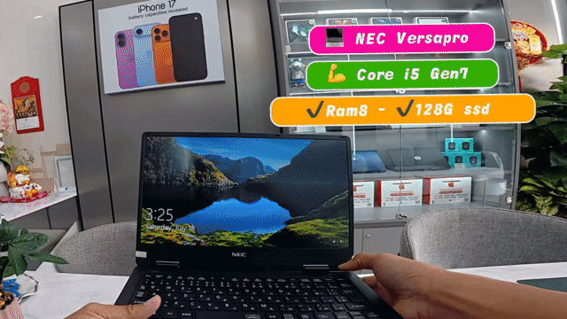 NEC Versapro Core i5 Gen7 8G/128G SSD. Mua bán Laptop tại Thành phố Cà Mau Cà Mau được đăng bởi Thanh phong  hình 1