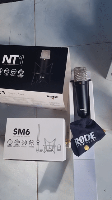 Microphone Rode NT1 Signature Series . Mua bán Tivi, Âm thanh tại Quận 8 Tp Hồ Chí Minh được đăng bởi Truyencamhung hình 1