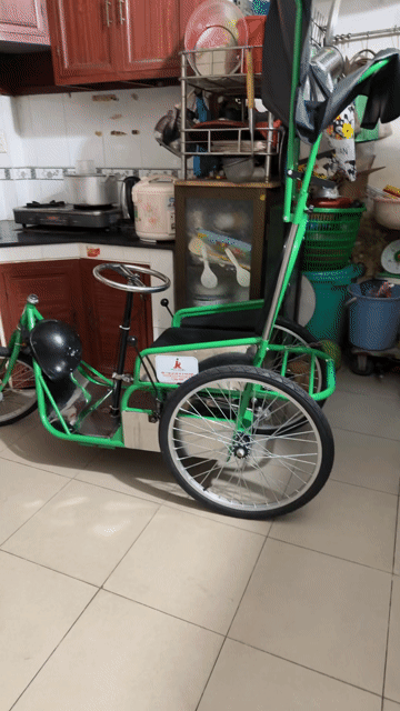 Xe lắc tay 3 bánh Sắt Tĩnh điện Xanh lá. Mua bán Phương tiện khác tại Quận Tân Bình Tp Hồ Chí Minh được đăng bởi Ruby Nguyễn hình 1