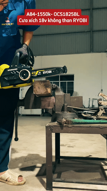 🔔(A84) CƯA XÍCH BRUSHLESS RYOBI 18V (3/8-1.1mm)✅. Mua bán Đồ chuyên dụng, Giống nuôi trồng tại Quận Tân Bình Tp Hồ Chí Minh được đăng bởi Chàng Mập RYOBI hình 1