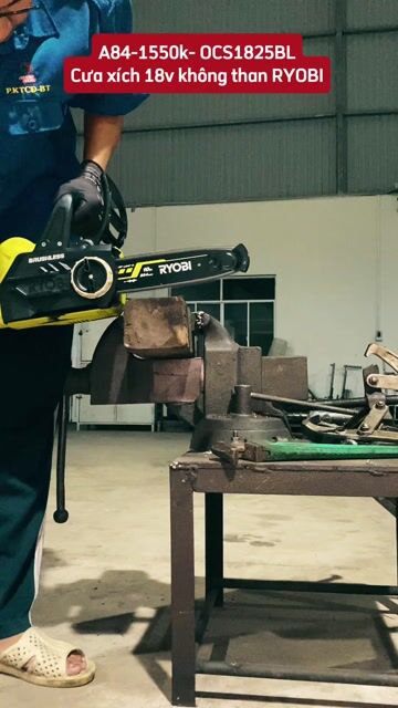 🔔(A84) CƯA XÍCH BRUSHLESS RYOBI 18V (3/8-1.1mm)✅. Mua bán Đồ chuyên dụng, Giống nuôi trồng tại Quận Tân Bình Tp Hồ Chí Minh được đăng bởi Chàng Mập RYOBI hình 1