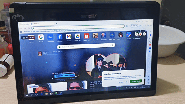 Asus i3-4030U cảm ứng 360° 15.6 inch 8GB/128GB. Mua bán Laptop tại Quận Long Biên Hà Nội được đăng bởi Hung Luu hình 1