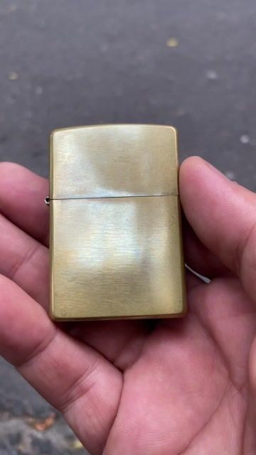Bật lửa Zippo Đồng Vàng đồng 1996. Mua bán Đồ sưu tầm, đồ cổ tại Quận Cẩm Lệ Đà Nẵng được đăng bởi SALE  hình 1