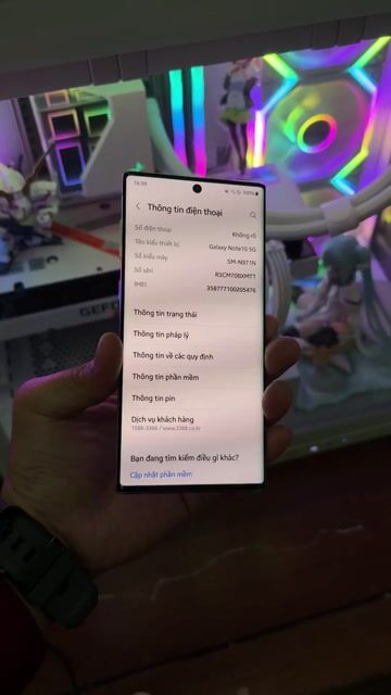 Galaxy Note 10 5G 12GB/256GB Aurora Glow cần bán!. Mua bán Điện thoại tại Quận Đống Đa Hà Nội được đăng bởi An Khánh hình 1