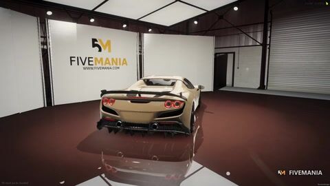 FIVEM F8spider | Realistic Sports Car [Unbadged] Add-On | Interior & Exterior | Custom Body Kit | Optimized | Fivem Ready | High Quality — video preview
