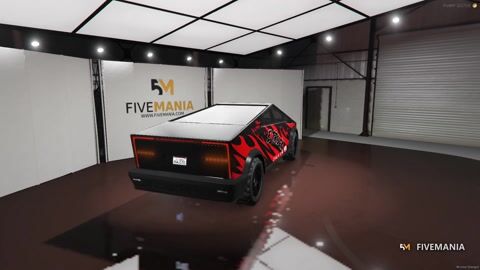 FIVEM E-Truck | Futuristic Electric Pickup [Unbadged] Add-On | Custom Liveries | Optimized | Fivem Ready | High Quality, video preview