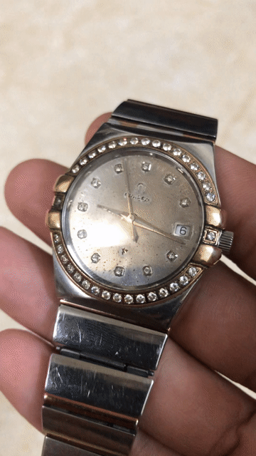 Omega 36 Automatic Vàng đúc 750 Kim cương. Mua bán Đồng hồ tại Huyện Thanh Trì Hà Nội được đăng bởi Hoài niệm shop hình 1
