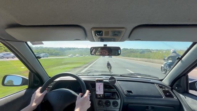 Pegando a estrada de 306 após revisão