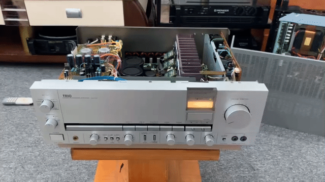 Amply Trio K-1100 Xám. Mua bán Tivi, Âm thanh tại Huyện Quốc Oai Hà Nội được đăng bởi Hưng Bệu hình 1