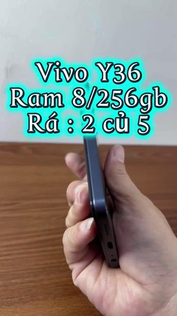 Vivo Y36 256GB Đen Snapdragon 680. Mua bán Điện thoại tại Quận 4 Tp Hồ Chí Minh được đăng bởi Tuấn hình 1