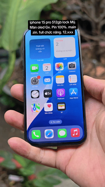 iPhone 15 Pro 512GB Lock Mỹ FullCN Bán GL. Mua bán Điện thoại tại Quận Bình Tân Tp Hồ Chí Minh được đăng bởi Tân Phạm hình 1