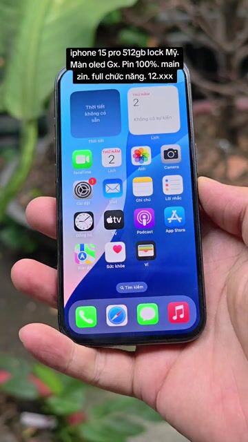 iPhone 15 Pro 512GB Lock Mỹ FullCN Bán GL. Mua bán Điện thoại tại Quận Bình Tân Tp Hồ Chí Minh được đăng bởi Tân Phạm hình 1