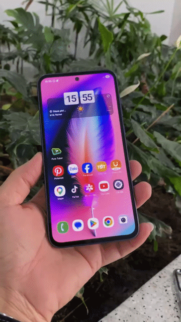 Samsung A35 5G 256GB Tím 99%. Mua bán Điện thoại tại Thành phố Thuận An Bình Dương được đăng bởi Kim Long hình 1