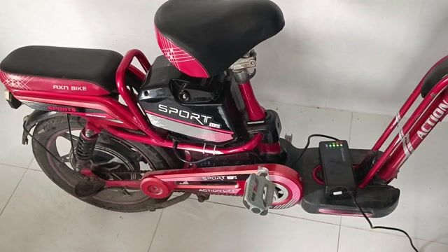 Xe đạp điện AXN BIKE Đỏ. Mua bán Xe đạp tại Huyện Phú Tân An Giang được đăng bởi Ngô Quốc Toản hình 1