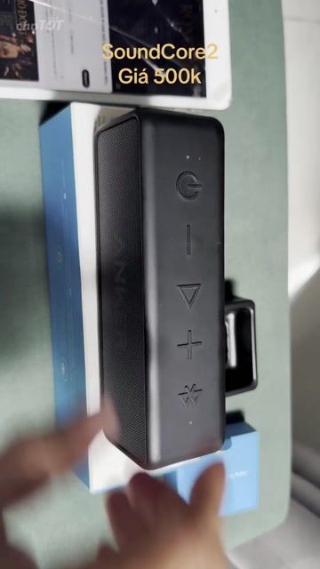 Loa Bluetooth Anker Soundcore 2 Đen Chống nước. Mua bán Tivi, Âm thanh tại Quận Ngũ Hành Sơn Đà Nẵng được đăng bởi Japan DM Shop hình 1