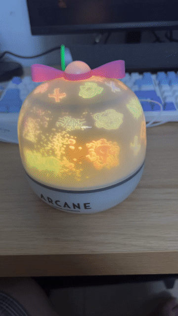 Đèn ngủ Arcane Trắng Nhựa. Mua bán Đèn tại Quận Hà Đông Hà Nội được đăng bởi Long Vuong hình 1