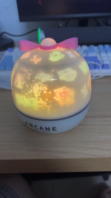 Đèn ngủ Arcane Trắng Nhựa. Mua bán Đèn tại Quận Hà Đông Hà Nội được đăng bởi Long Vuong hình 1