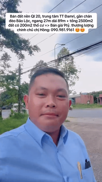 Mua bán Đất Huyện Đạ Huoai Lâm Đồng diện tích 2500 m² giá 9 tỷ