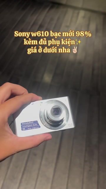 Máy ảnh Sony W610 Bạc mới 98%. Mua bán Máy ảnh, Máy quay tại Quận Bình Tân Tp Hồ Chí Minh được đăng bởi Đặng Như hình 1